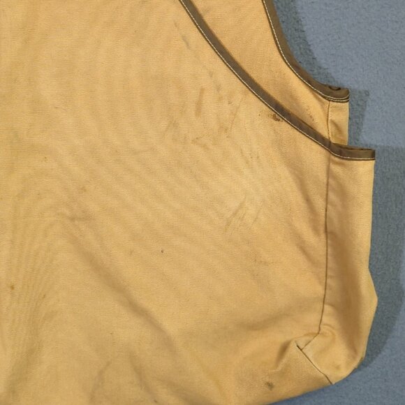 Carhartt VTG Vest Men's XL Brown Hunting Game Bag Canvas Shooting Union Made USA - Picture 15 of 16